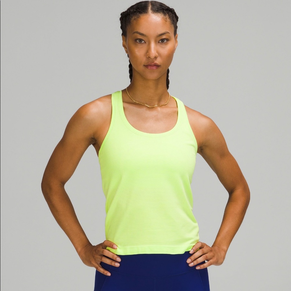 Lululemon Swiftly Tech Racerback Tank 2.0 Race NWT Size 18 Neo Mint